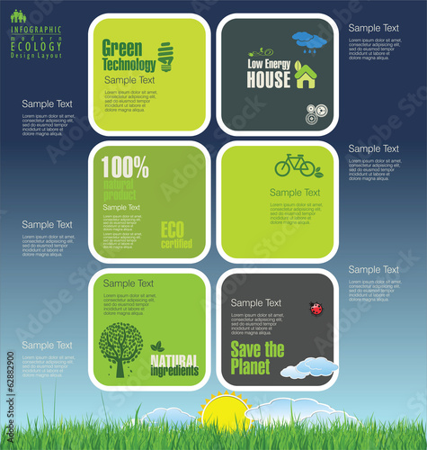 Modern ecology design template