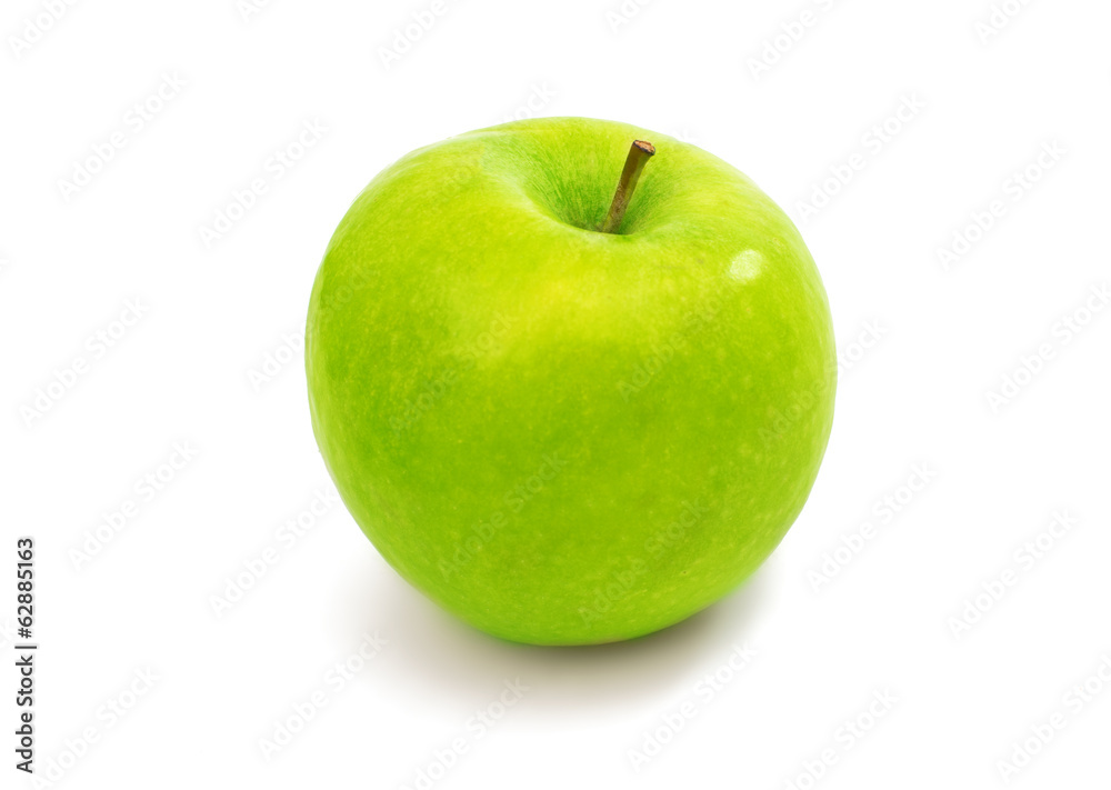 green apple isolated