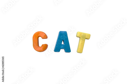 Wallpaper Mural Letter magnets  CAT Torontodigital.ca