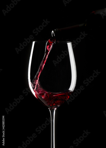 red wine glass