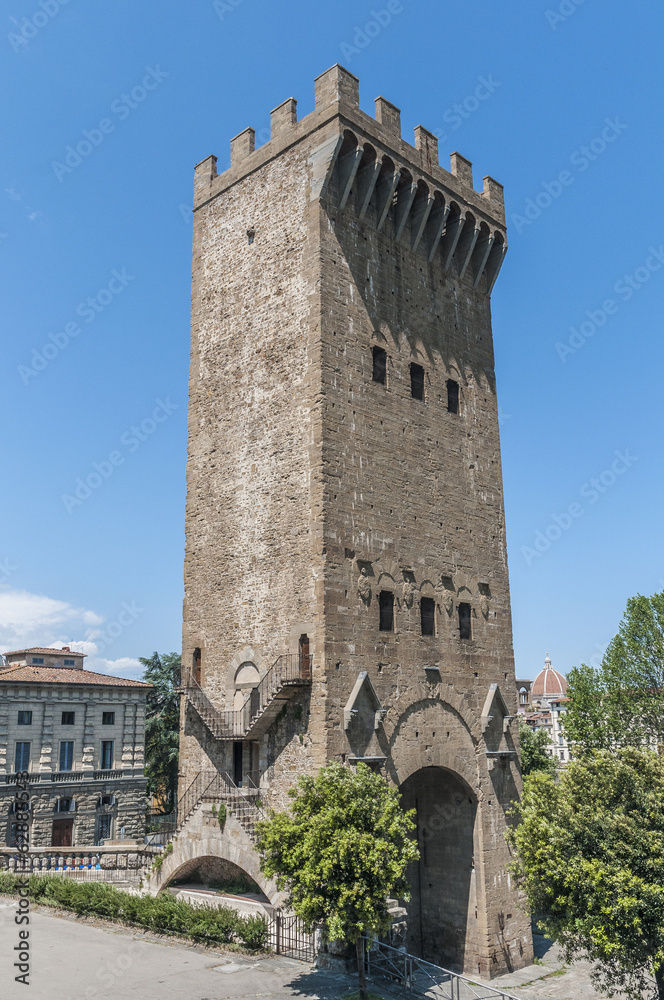 Obraz premium Torre San Niccolo in Florence, Italy