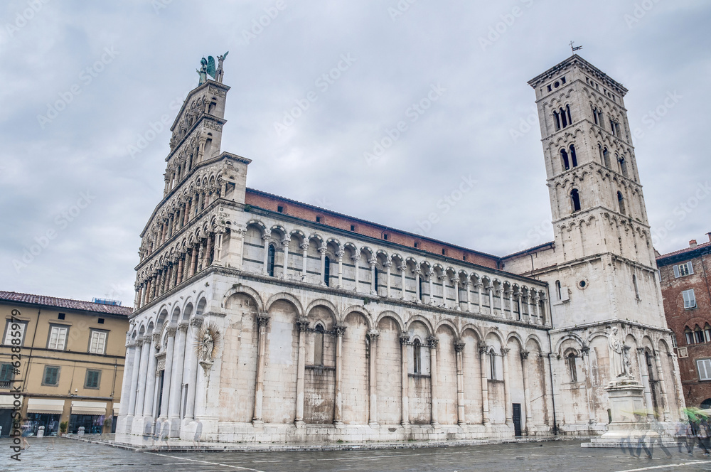 San Michele in Foro, a church in Lucca, Italy.