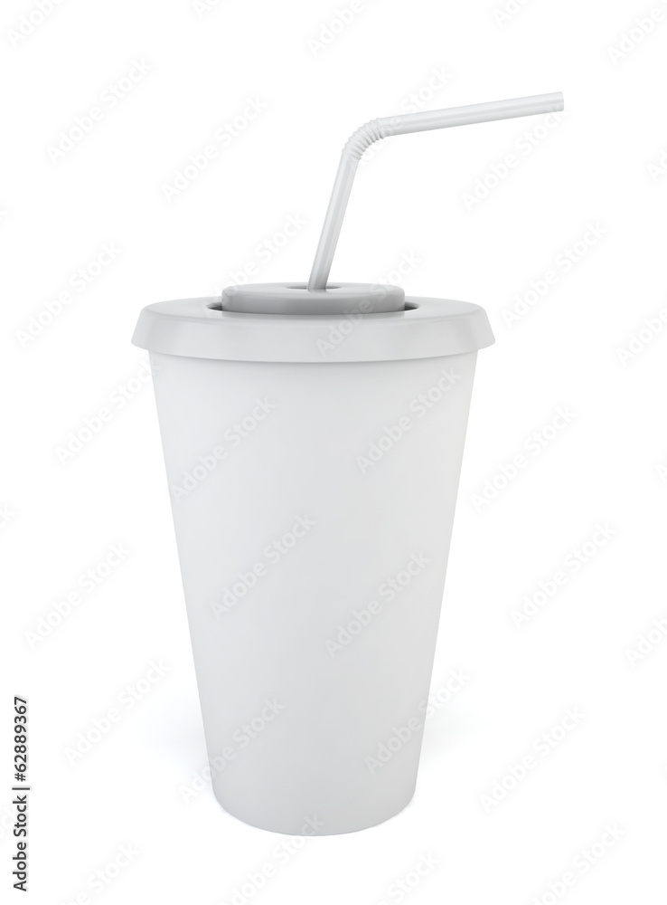 Drink cup with straw Drink cup with straw