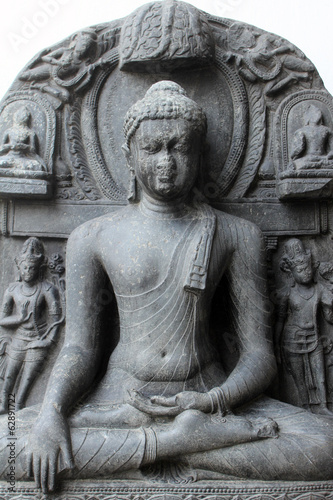 Buddha in Bhumisparsha mudra photo