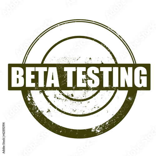 beta testing stamp