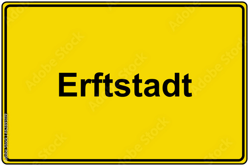 Ortsschild Erftstadt