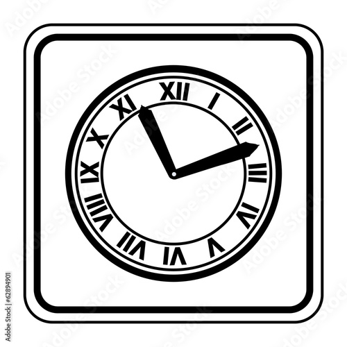 Logo horloge NB.