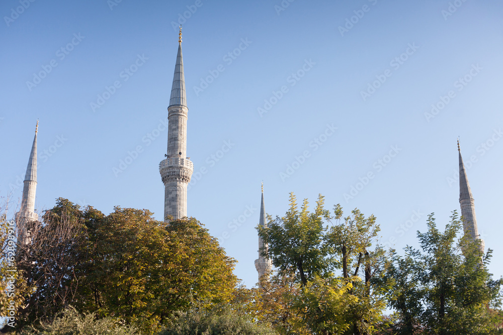 Obraz premium mosque minarets
