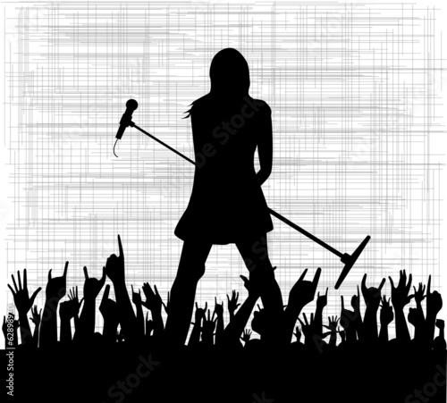 Girl With Microphone