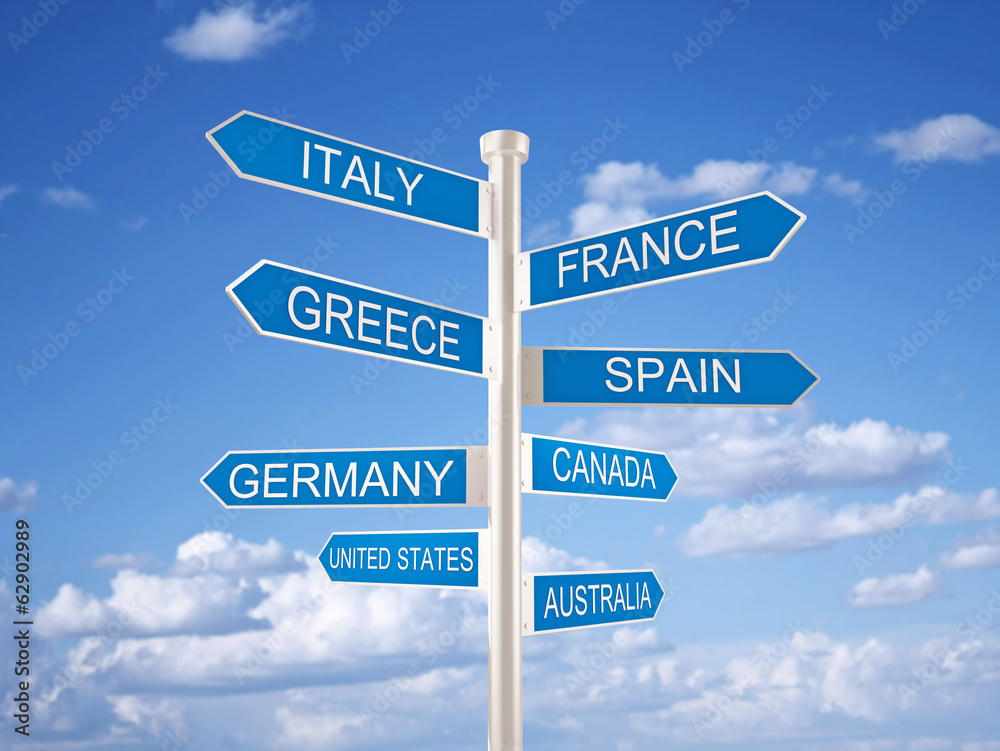 Fototapeta premium Continents