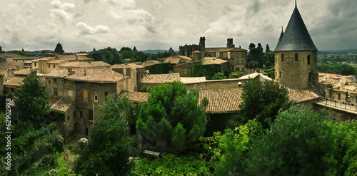 Obraz na płótnie Carcassonne, Languedoc-Roussillon, France w salonie