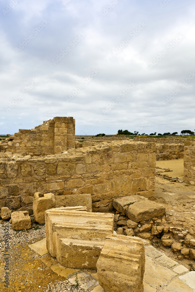 The Archaeological Roman site at Kato Paphos in Cyprus.