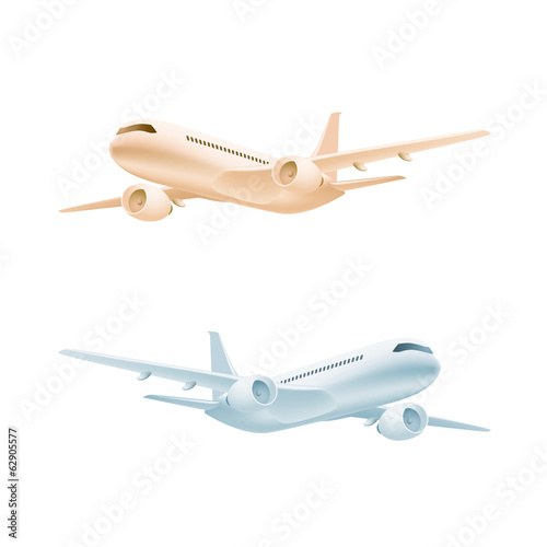 Aircraft. Vector illustration