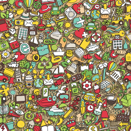 Symbols seamless pattern