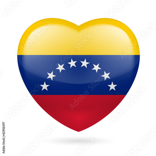 Free Download Heart icon of Venezuela - GFXLoad