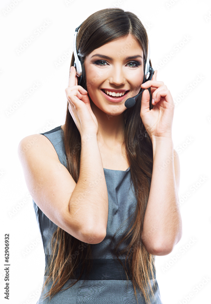  portrait of Woman customer service worker