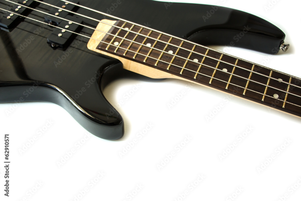 Fototapeta premium Electric guitar on white