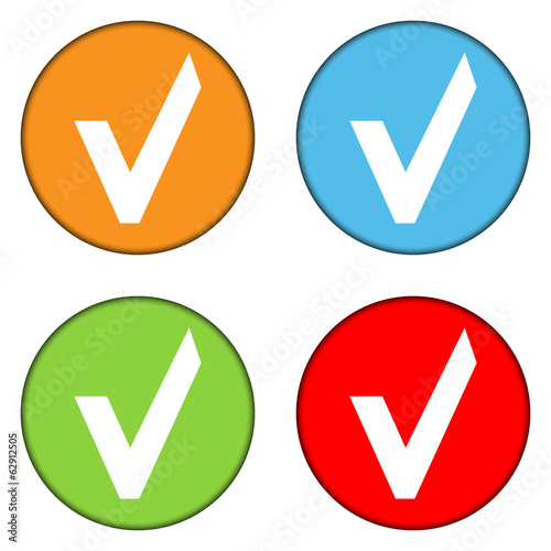 Yes buttons set