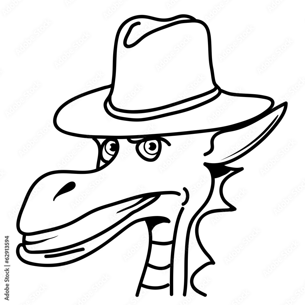Drache Hut cool comic Design Drache Hut cool comic Design