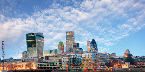 Photography London skyline - cityspace, England