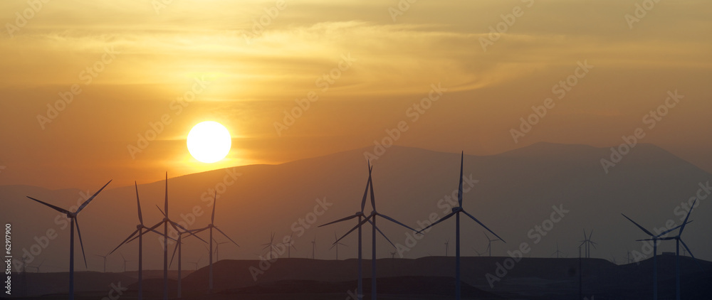 Naklejka premium wind energy