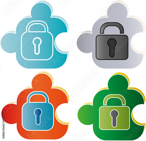 Padlock.