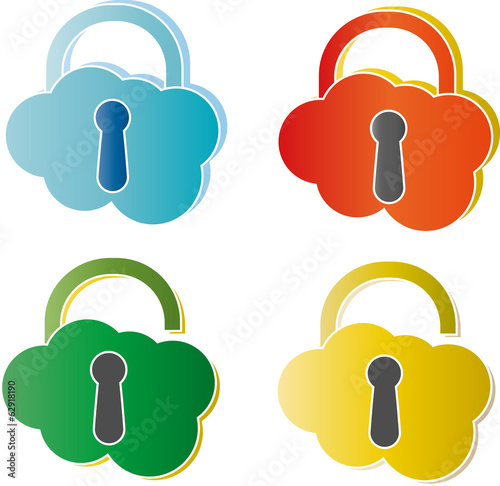Padlock.