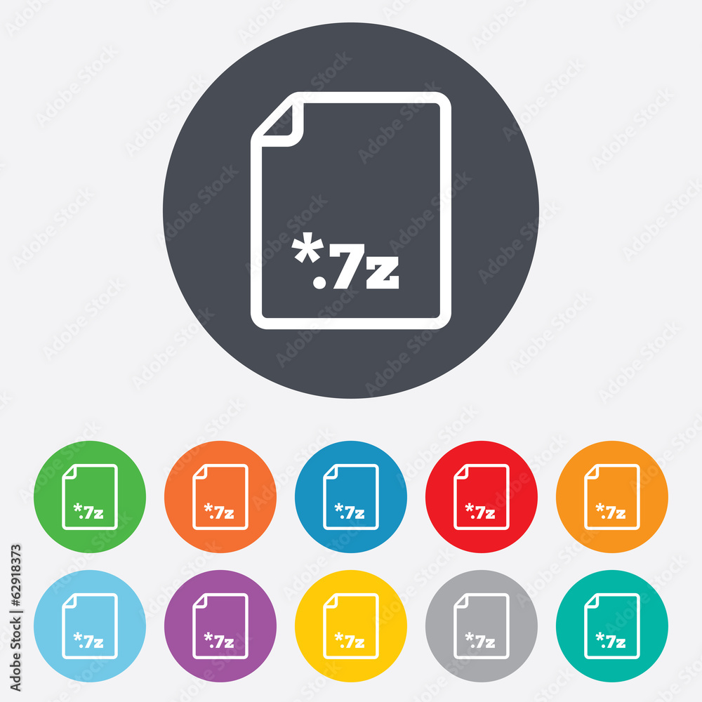 Archive file icon. Download 7z button. Archive file icon. Download 7z button.