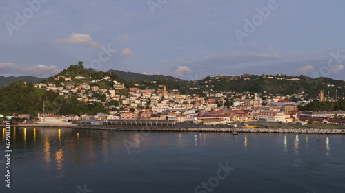 Timelapse leaving Port St George Grenada at sunset