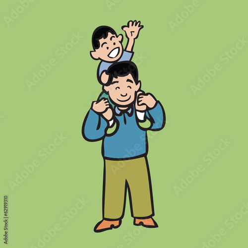 Dad and son