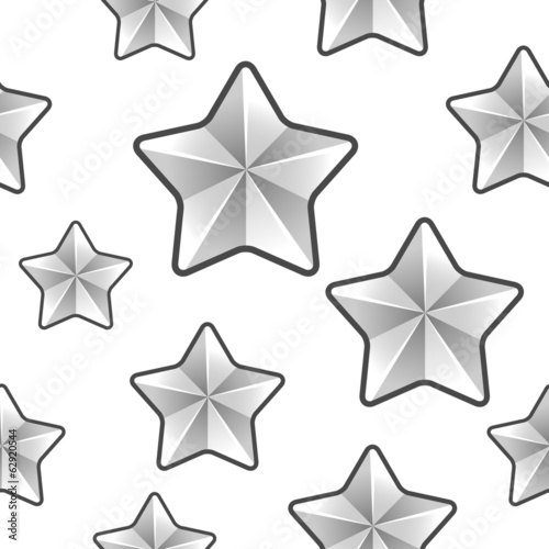 Silver stars background