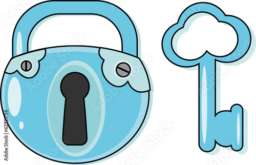 Padlock.