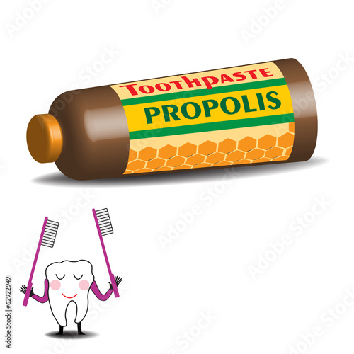 Toothpaste with propolis