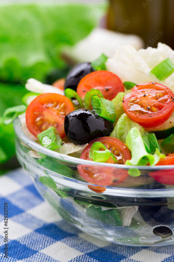 Fresh vegetable salad Fresh vegetable salad