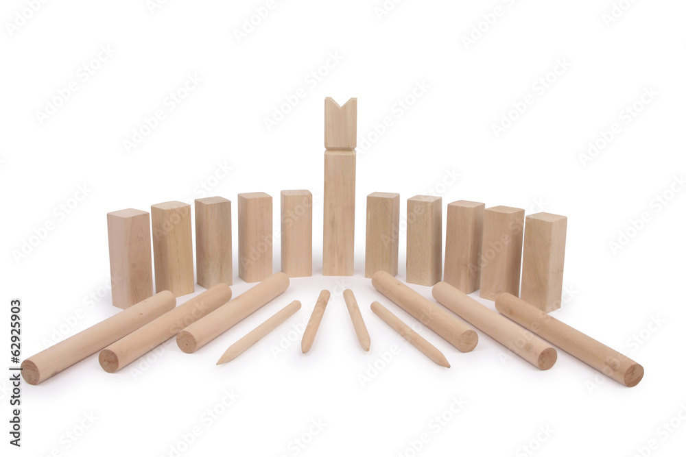 Fototapeta premium Kubb Wikingerschach