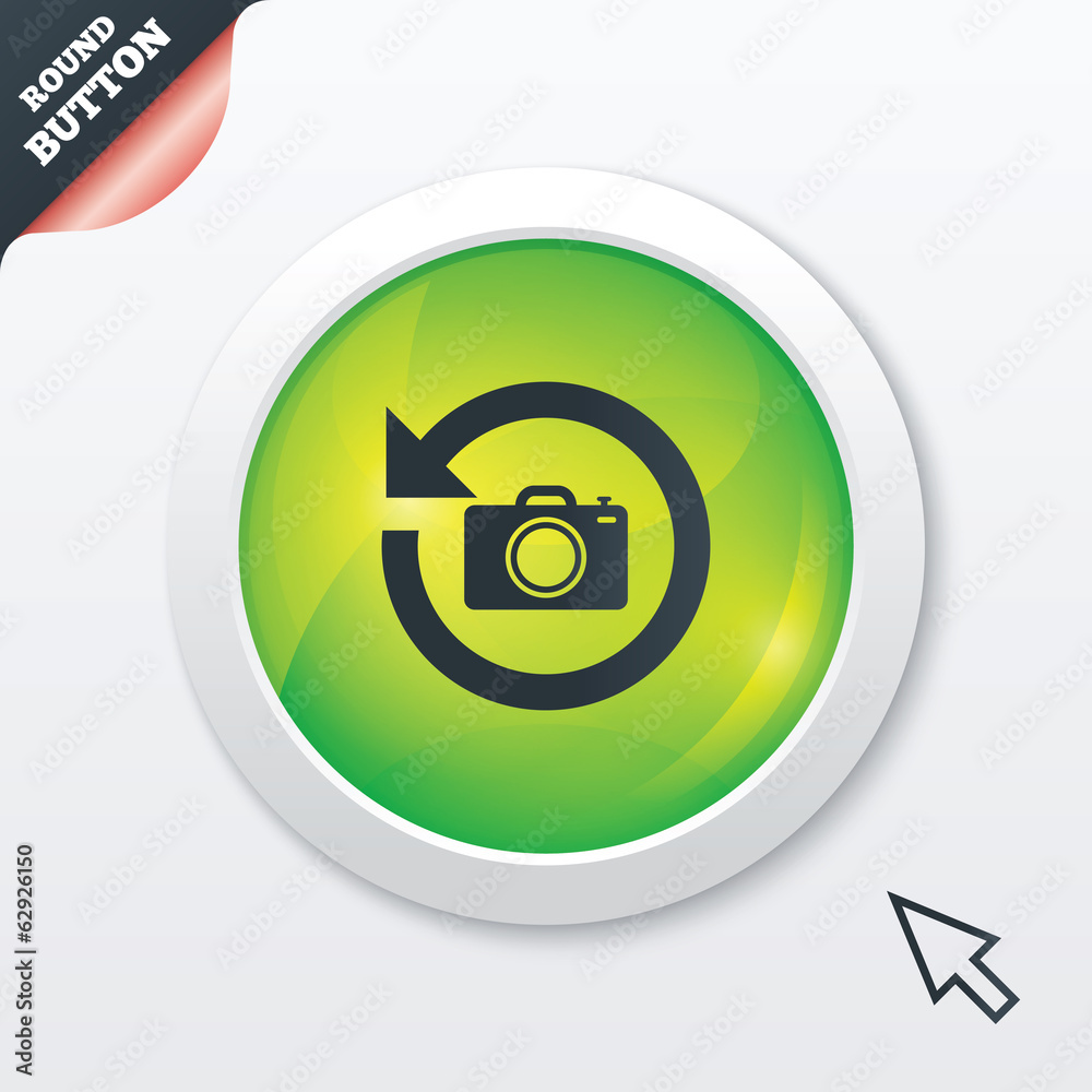 Front photo camera sign icon. Change symbol. Front photo camera sign icon. Change symbol.
