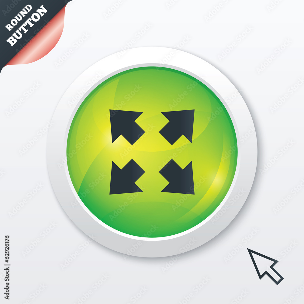 Fullscreen sign icon. Arrows symbol. Fullscreen sign icon. Arrows symbol.