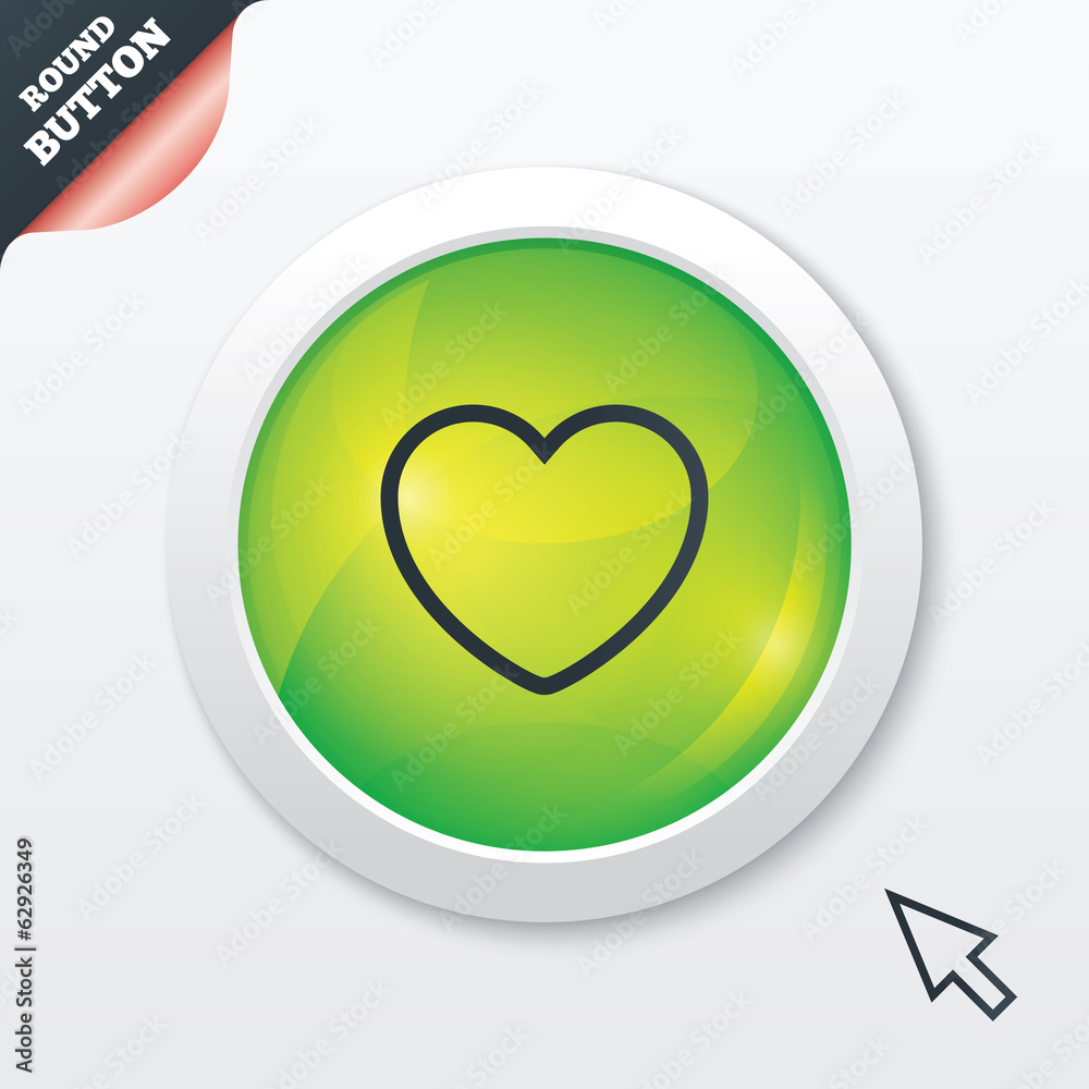 Heart sign icon. Love symbol. Heart sign icon. Love symbol.