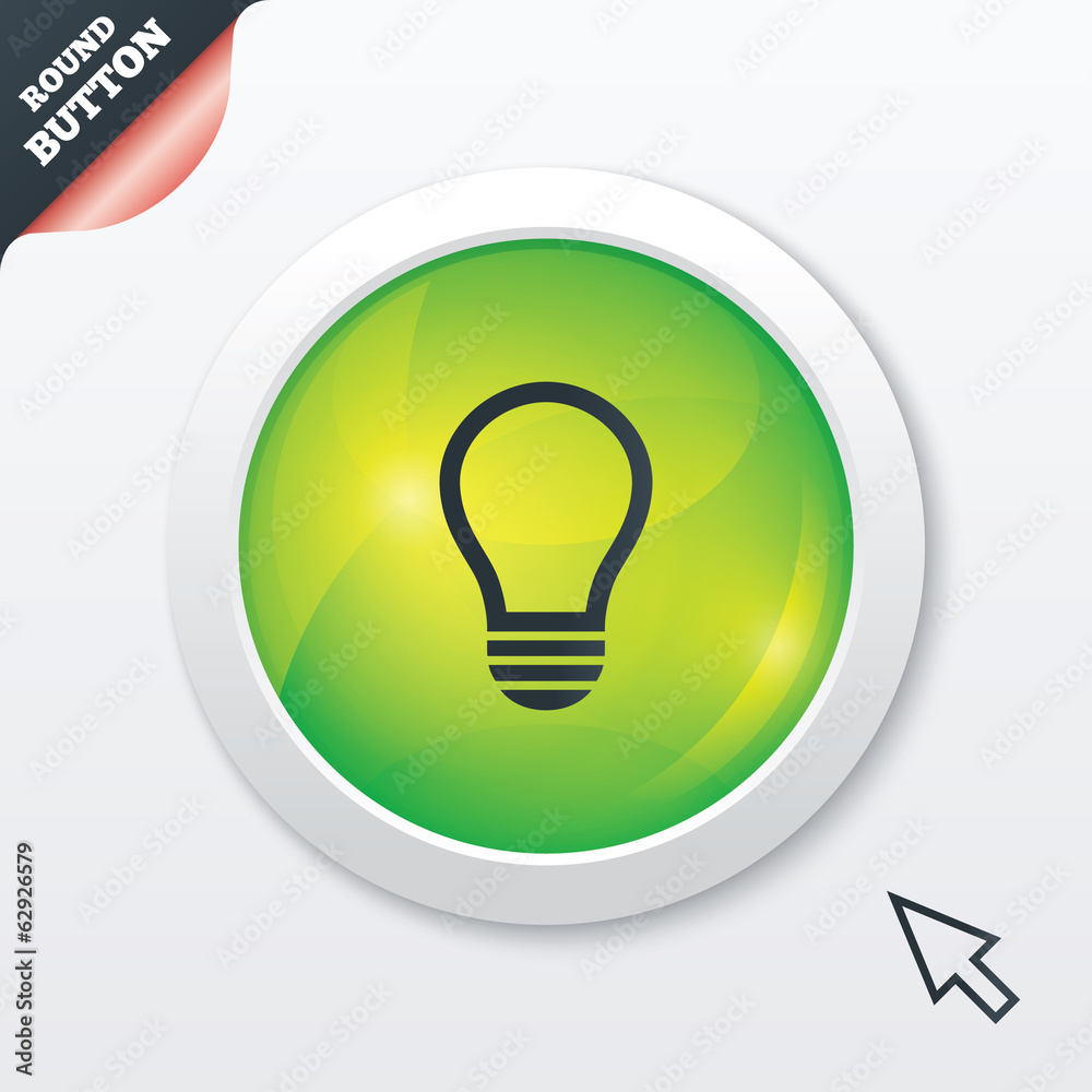 Light lamp sign icon. Idea symbol. Light lamp sign icon. Idea symbol.
