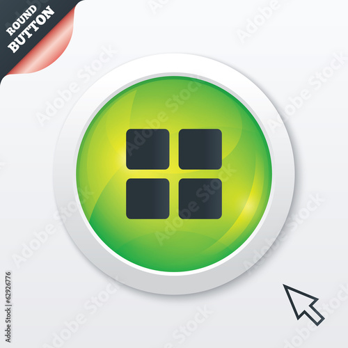 Thumbnails icon. Gallery view option symbol.