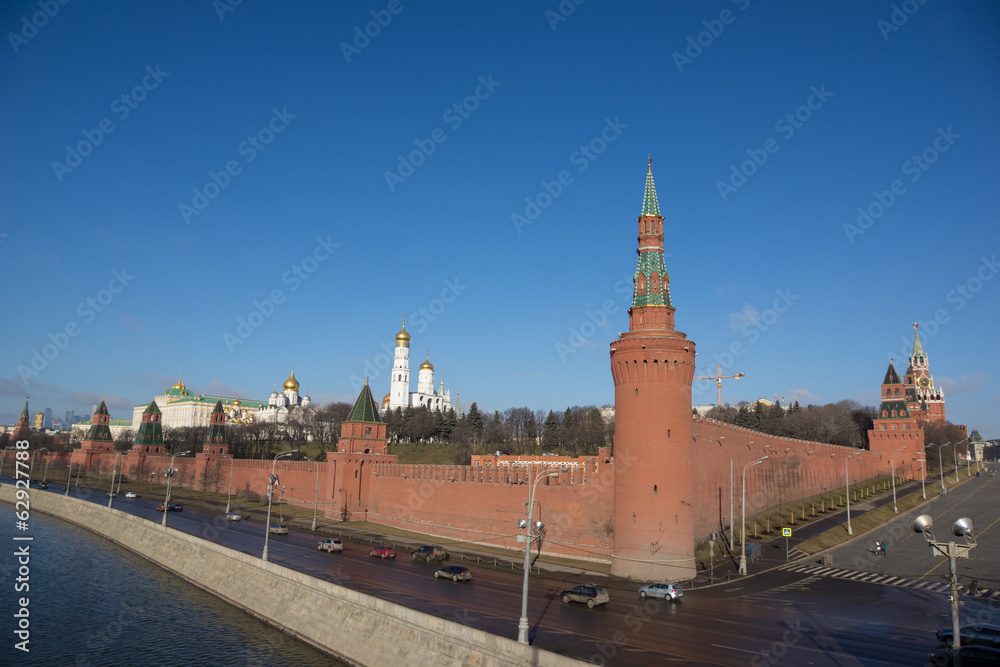 Obraz premium Kremlin - Spring in Moscow