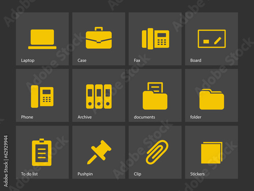 Office icons.