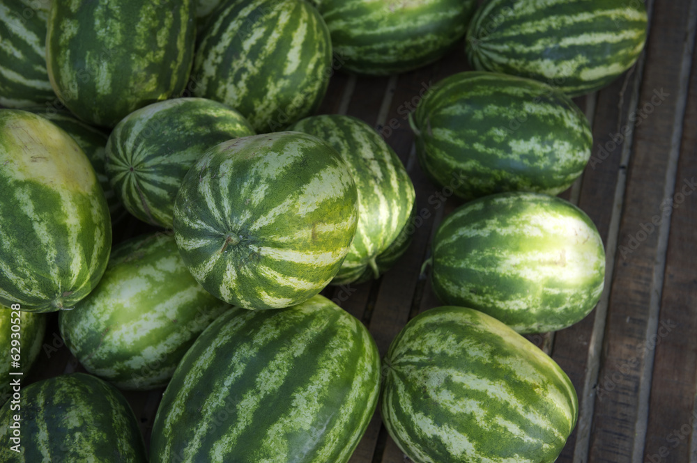 Fresh Whole Watermelon Fruits Brazilian Farmers Market Fresh Whole Watermelon Fruits Brazilian Farmers Market