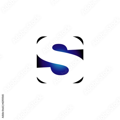 Logo with alphabet S