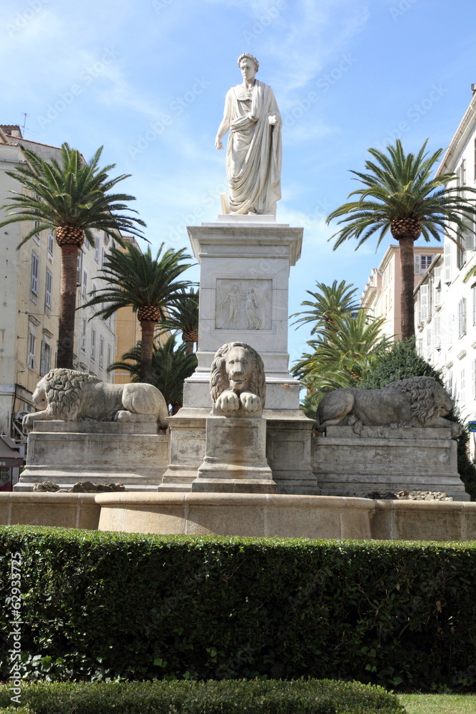 Statue of Napoleon as First Consul, Ajaccio, Corsica, France