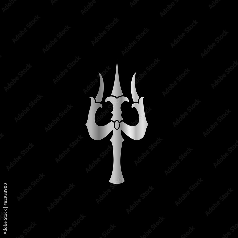 Trident of Lord Shiva- Hinduism Stock Vector | Adobe Stock