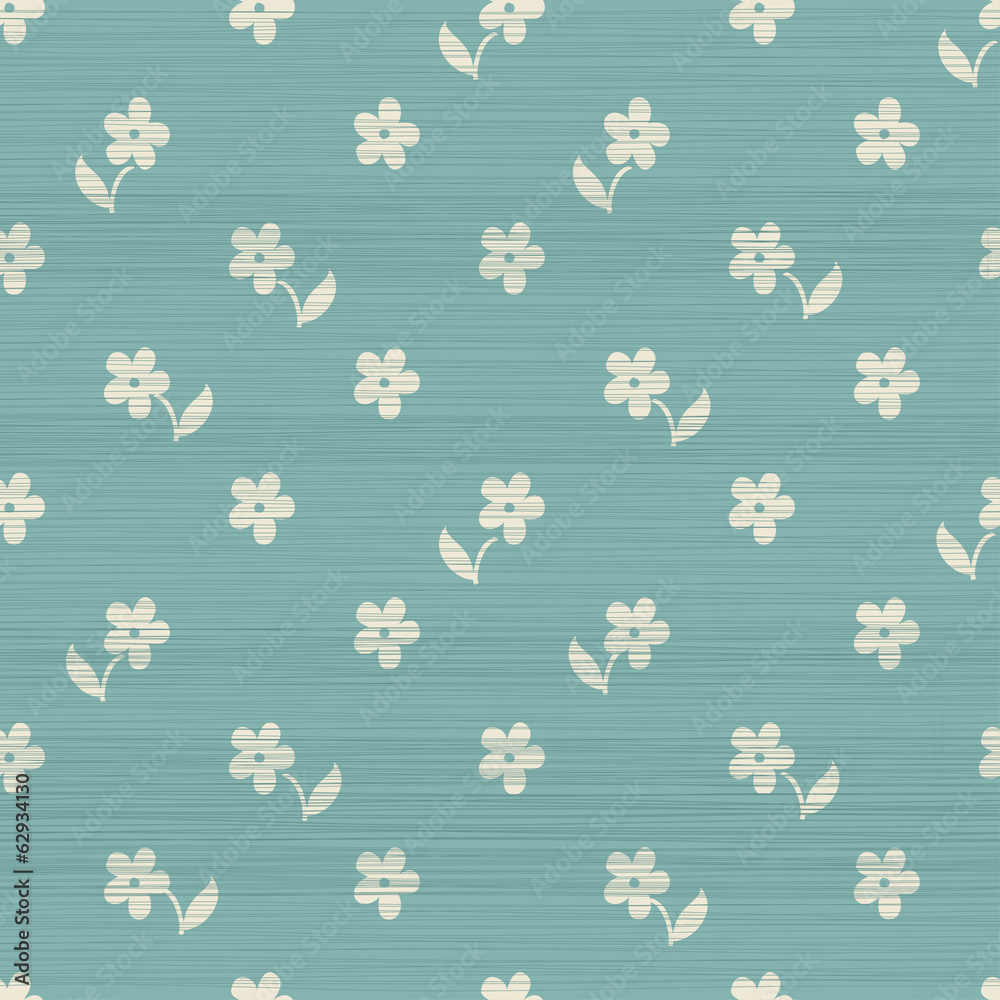 cute geometric seamless pattern with fabric texture effect