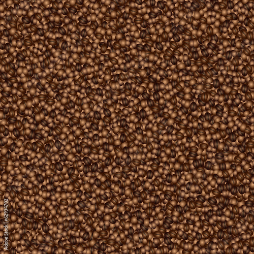 Vector abstract background made from coffee beans