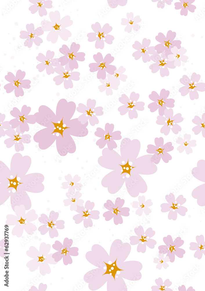 seamless blossom repeat