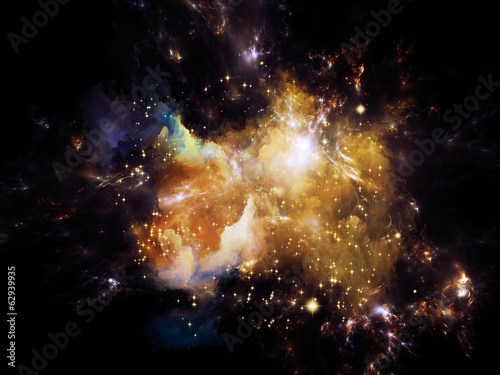 Fototapeta Naklejka Na Ścianę i Meble -  Nebula Background